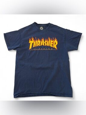 Thrasher Medium T-Shirt Navy